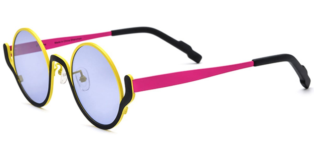 Titanium Round Sunglasses SG6777