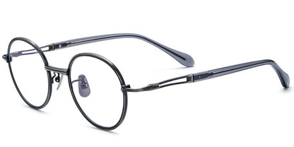 Titanium Round Frame F5859