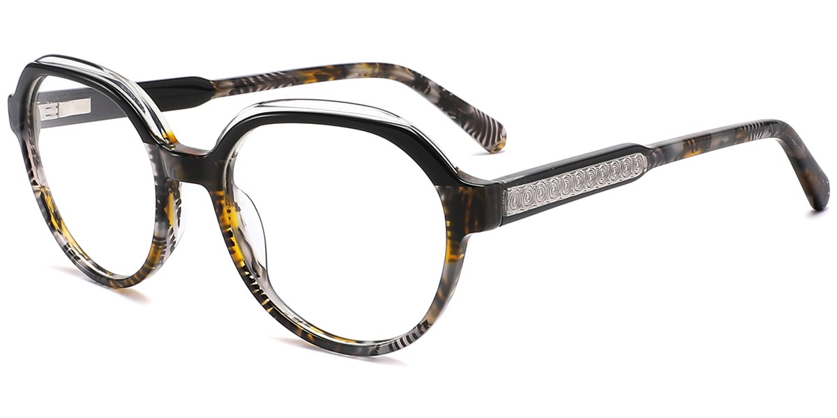 Acetate Round Frame F9374