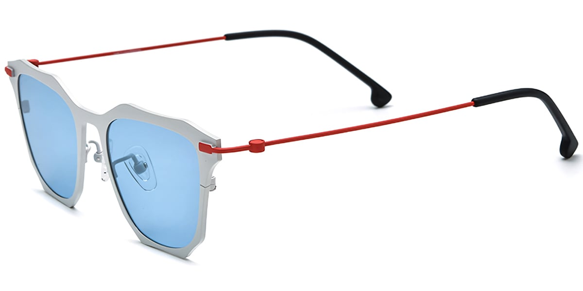 Titanium Geometric Sunglasses SG7307