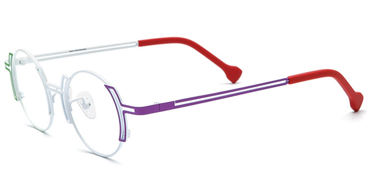 Titanium Round Frame F7047