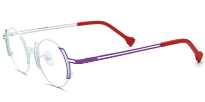 Titanium Round Frame F7047