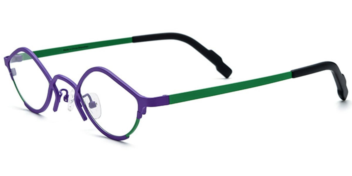 Titanium Geometric Frame F6803