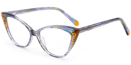 Acetate Cat Eye Frame F8494