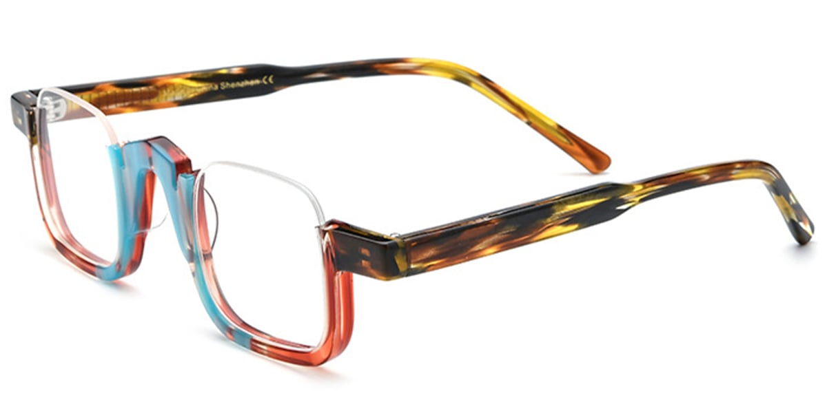 Acetate Square Frame F6400