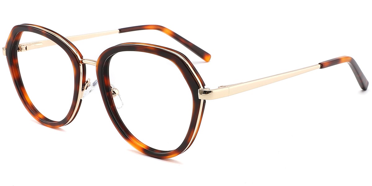 Geometric Eyeglasses F9755