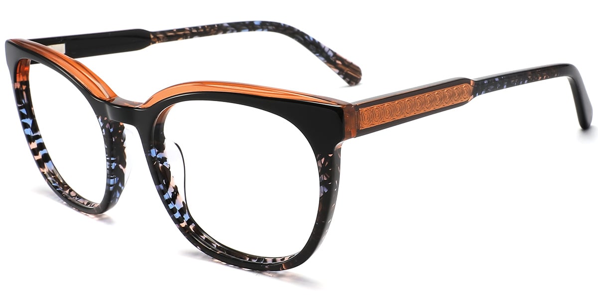 Acetate Square Frame F9373