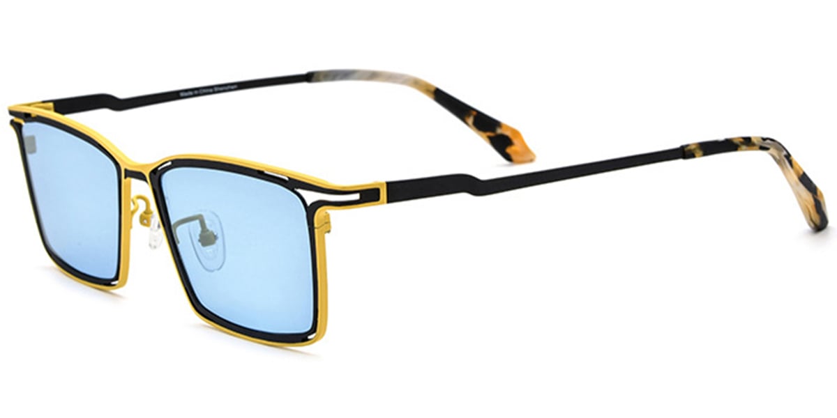 Titanium Rectangle Sunglasses SG6724