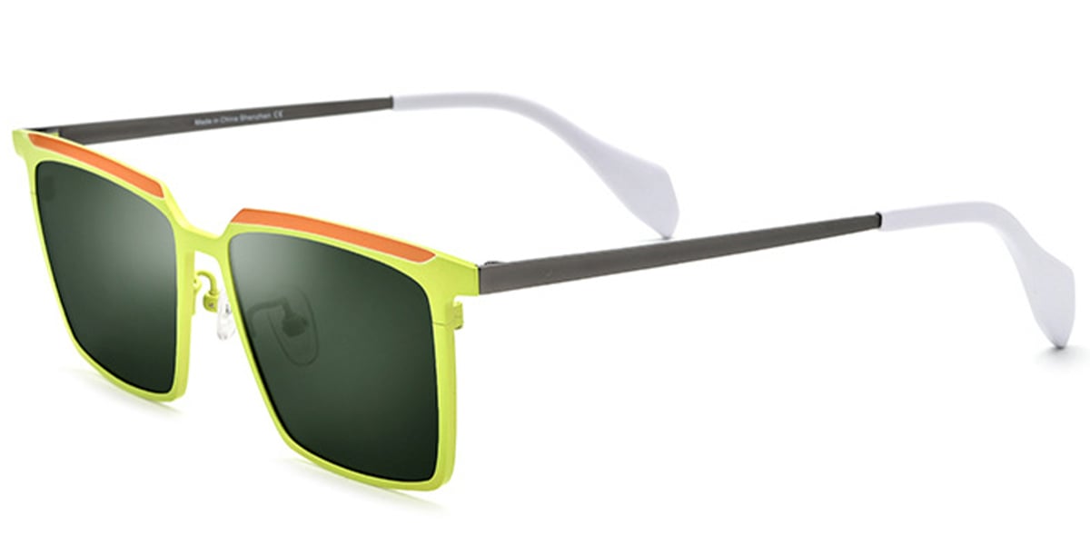 Titanium Rectangle Sunglasses SG6065