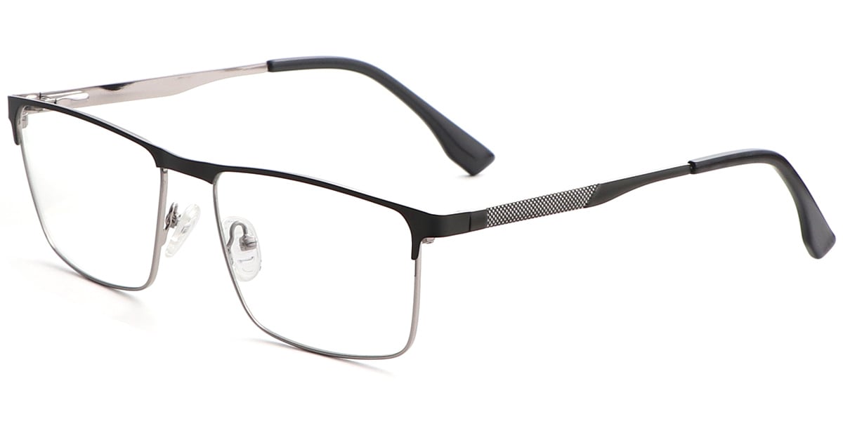 Acetate Metal Rectangle Frame F8550