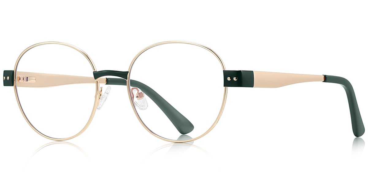 Round Eyeglasses F9607