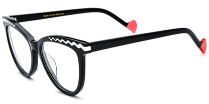 Acetate Cat Eye Frame F6714