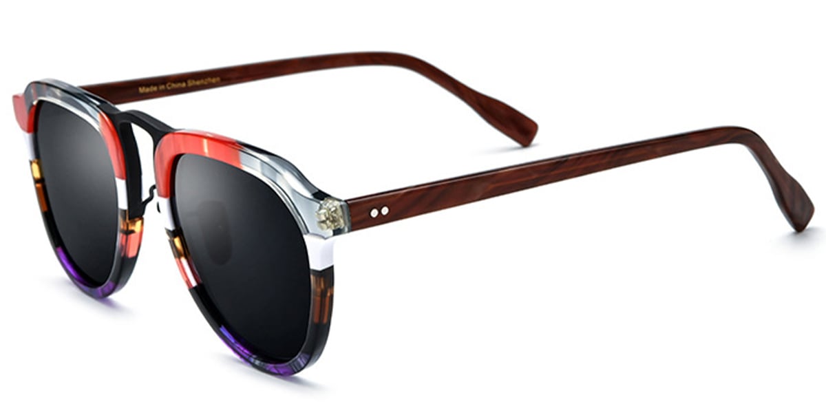 Acetate Aviator Sunglasses SG6847