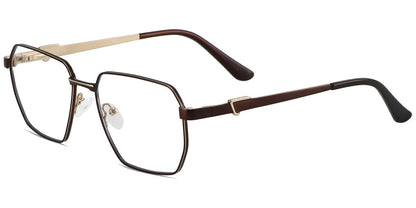 Acetate Metal Square Frame F8743