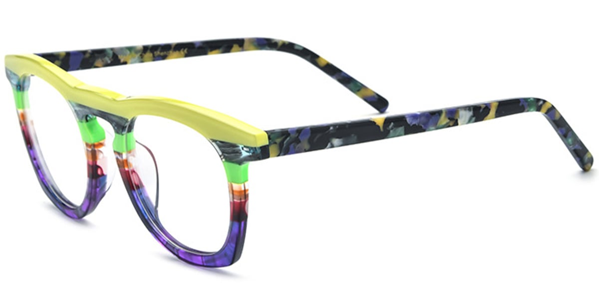 Acetate Square Frame F6057