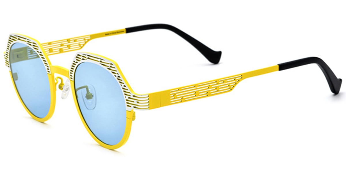 Titanium Geometric Sunglasses SG6726