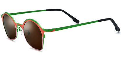 Titanium Geometric Sunglasses SG7311