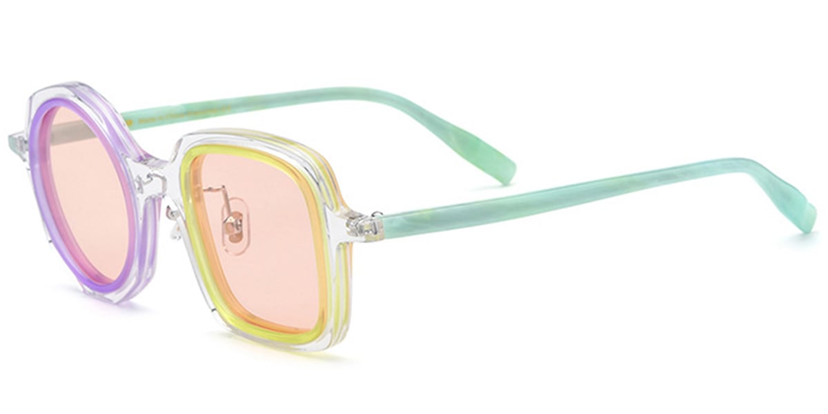 Acetate Square Sunglasses SG6370