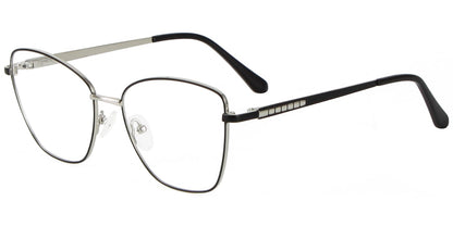 Acetate Metal Square Frame F8748