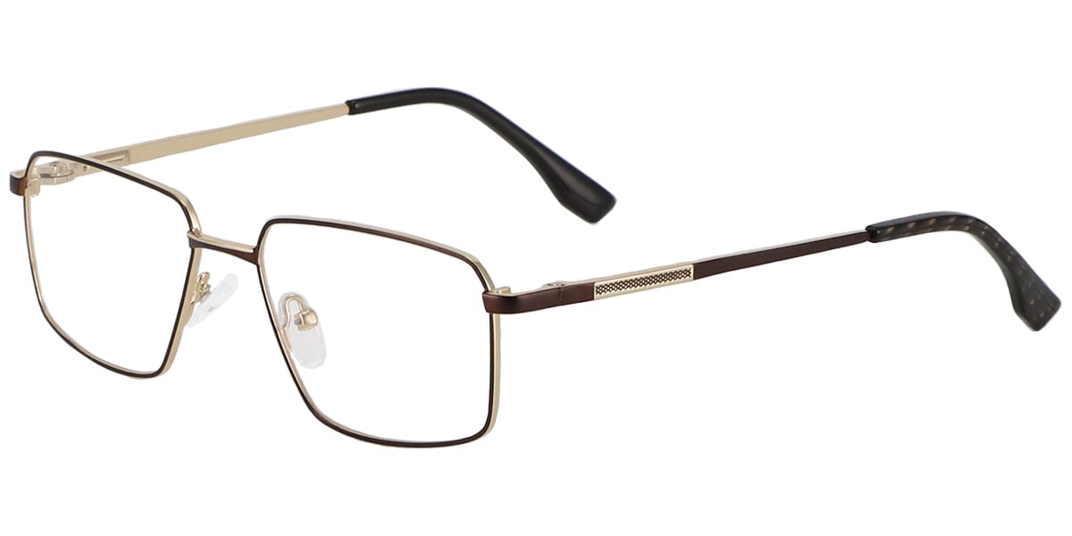 Acetate Metal Square Frame F9005