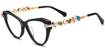 Acetate Cat Eye Frame F9651