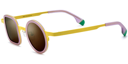 Acetate Titanium Square Sunglasses SG7303
