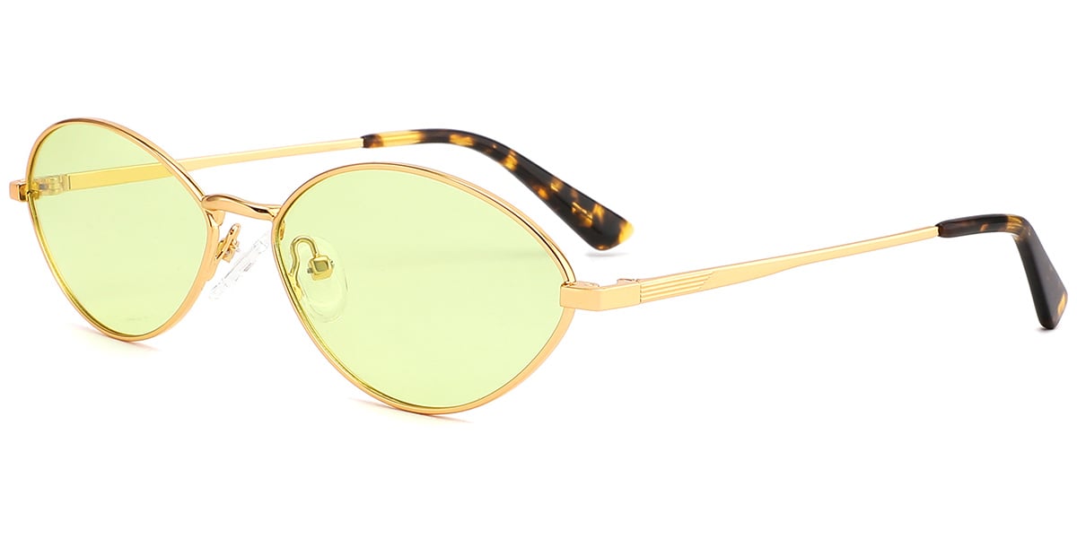 Metal Oval Sunglasses SG10161