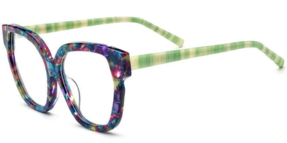 Acetate Cat Eye Frame F6394