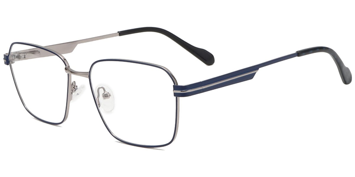Acetate Metal Square Frame F8723