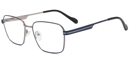 Acetate Metal Square Frame F8723