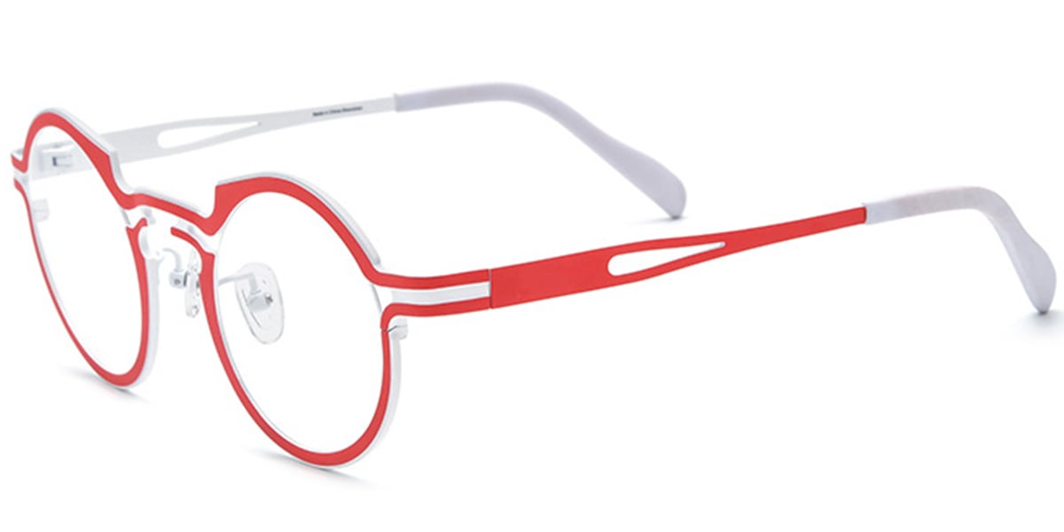 Titanium Round Frame F7019
