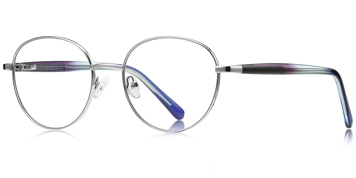 Round Eyeglasses F9613