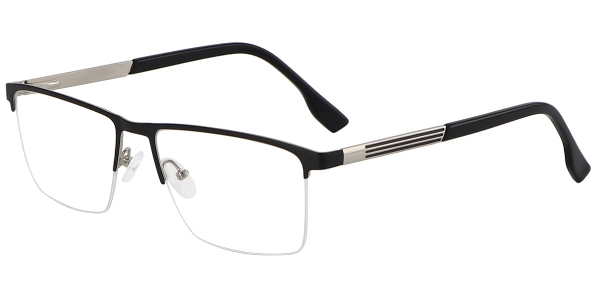 Acetate Metal Rectangle Frame F8562