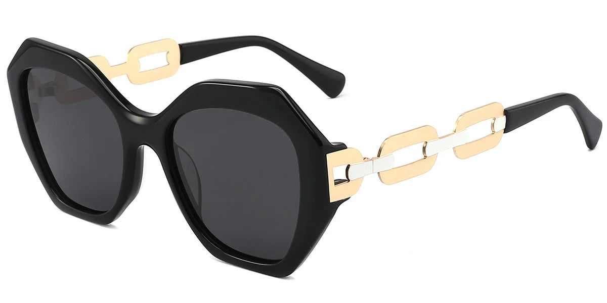 Women's Acetate Geometric Sunglasses SG4300