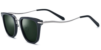 Acetate Titanium Square Sunglasses SG6077
