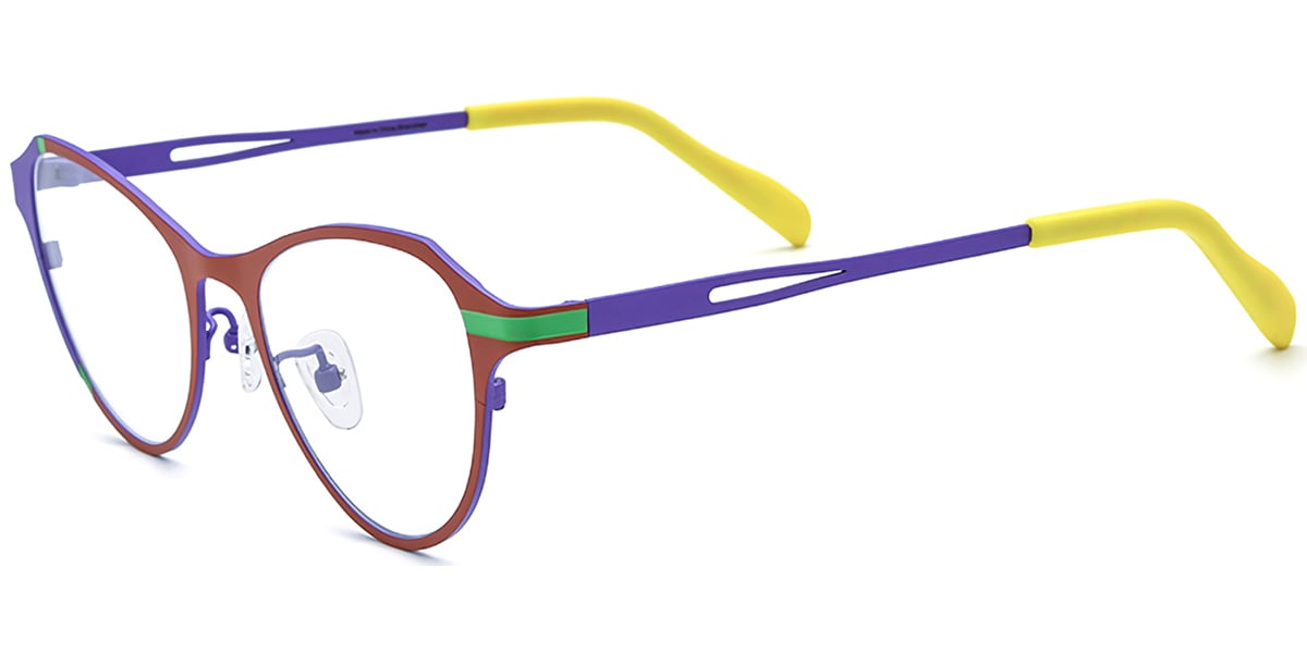Titanium Cat Eye Frame F7405