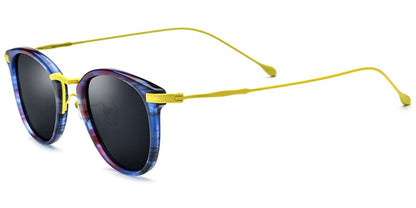 Acetate Titanium Oval Sunglasses SG7024