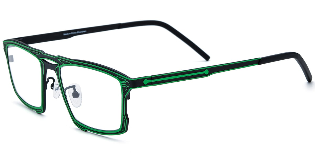 Titanium Rectangle Frame F8338