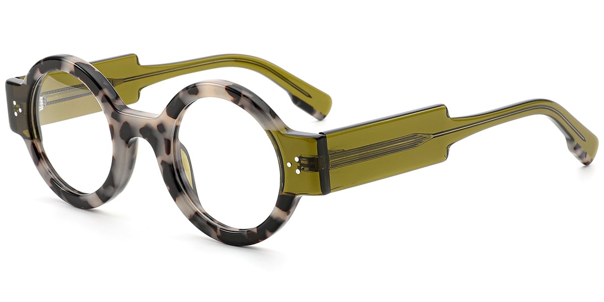 Acetate Round Frame F10182