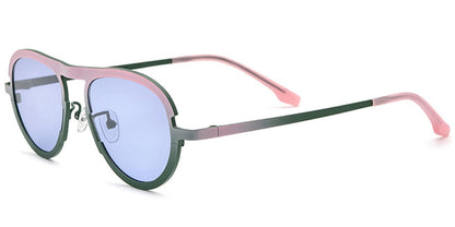 Titanium Oval Sunglasses SG6079