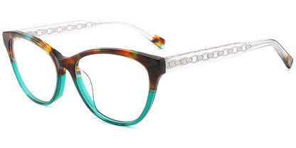 Acetate Cat Eye Frame F10190