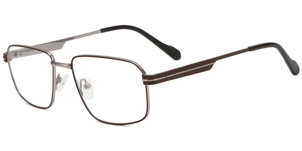 Acetate Metal Rectangle Frame F8724