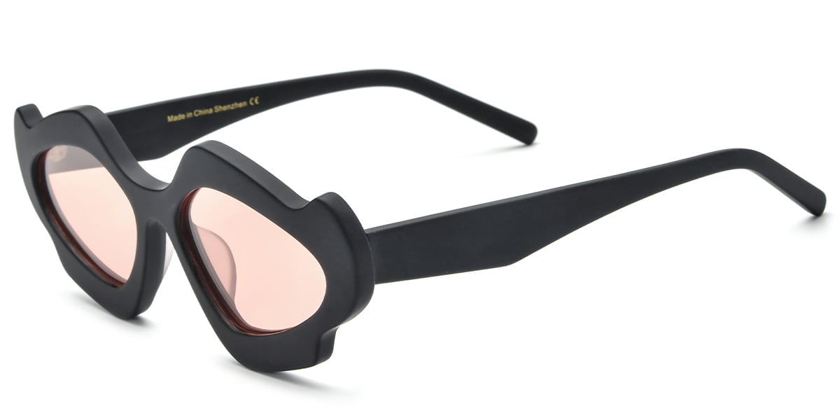 Acetate Geometric Sunglasses SG5852