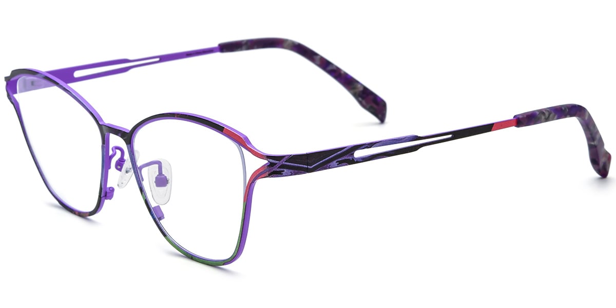 Titanium Cat Eye Frame F8125