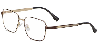 Acetate Metal Square Frame F9006