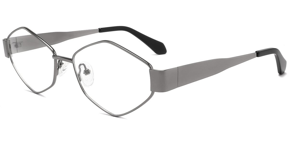 Acetate Metal Geometric Frame F10383