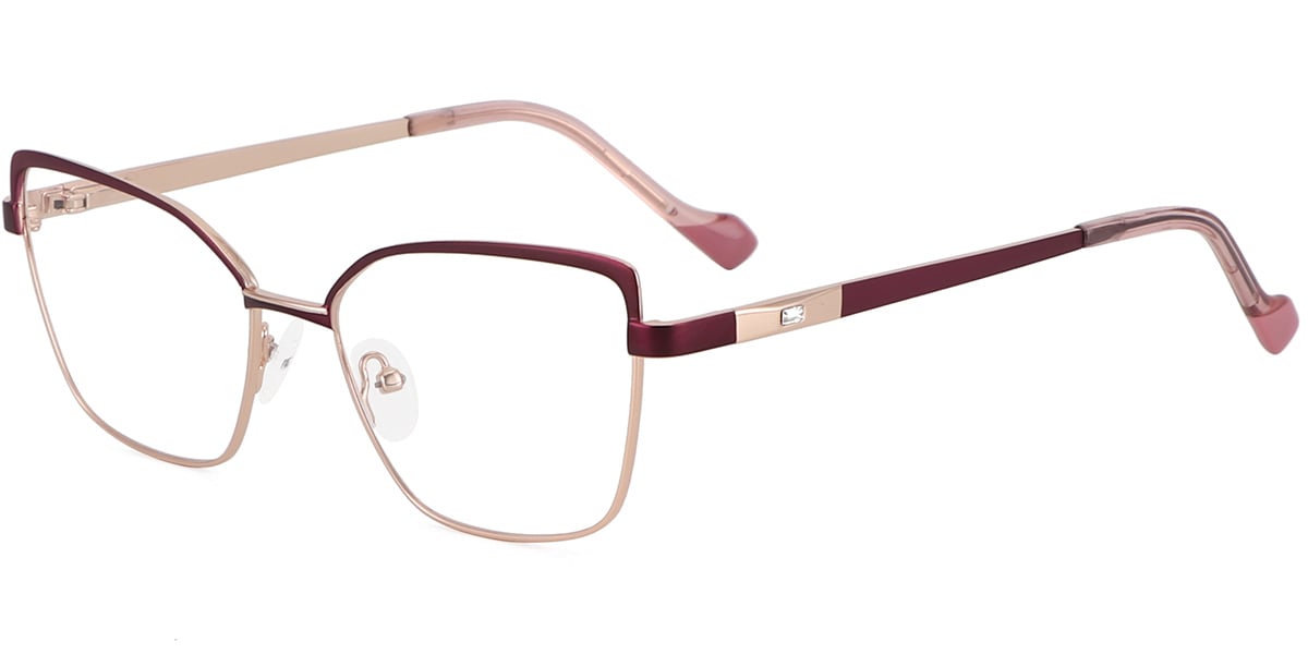 Acetate Metal Rectangle Frame F9334