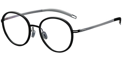 Acetate Titanium Round Frame F5009