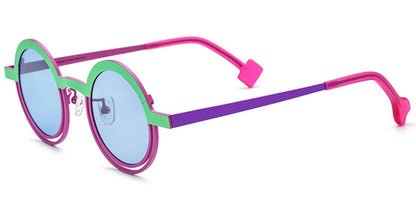 Titanium Round Sunglasses SG6871