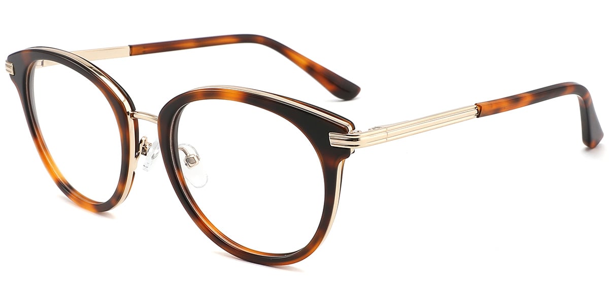 Round Eyeglasses F9754